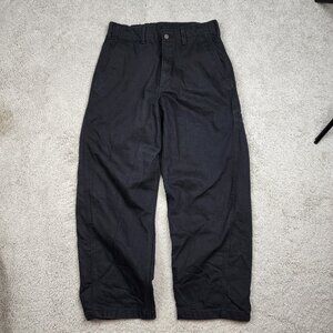 Gu USA Wide Black Pants Men’s Size Large 30x28 L Stretch Casual Gorpcore CLean